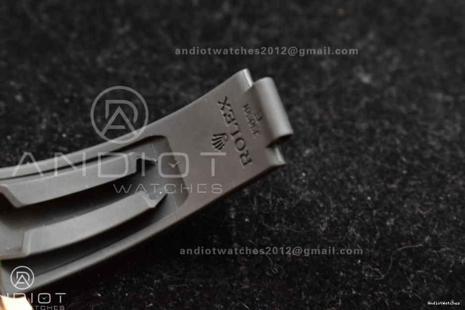 Edition Strap Best TimelessDesign Black VS on 1:1 VSF 1220 Yacht-Master Ceramic 126655 Oysterflex Bezel Rubber 0119